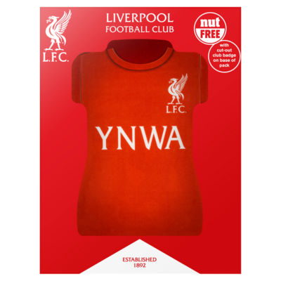 Liverpool Football Club Shirt Shaped Celebration Cake