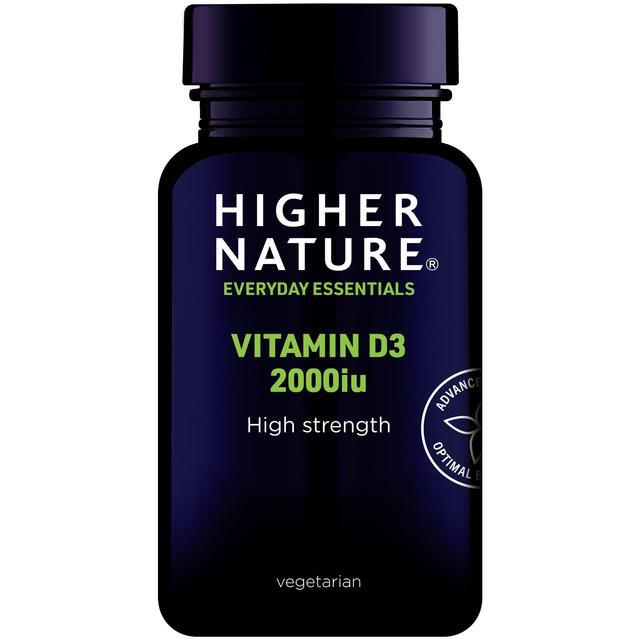 Higher Nature Everyday Essentials Vitamin D3 Capsules 2000iu