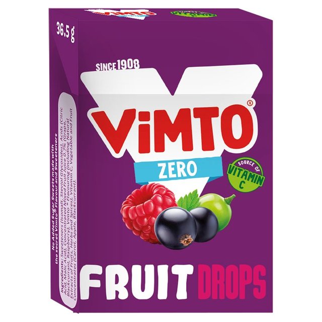 Vimto Zero Fruit Drops 36.5g