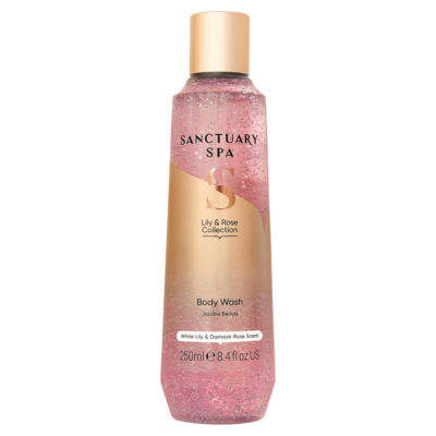 Sanctuary Spa Lily & Rose Collection Body Wash Jojoba Beads 250ml