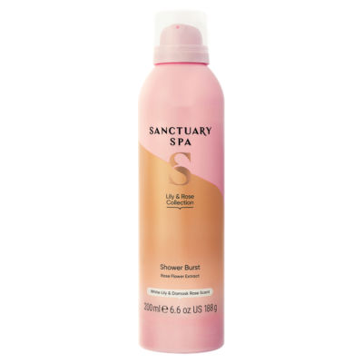 Sanctuary Spa Lily & Rose Collection Shower Burst Rose Flower Extract 200ml