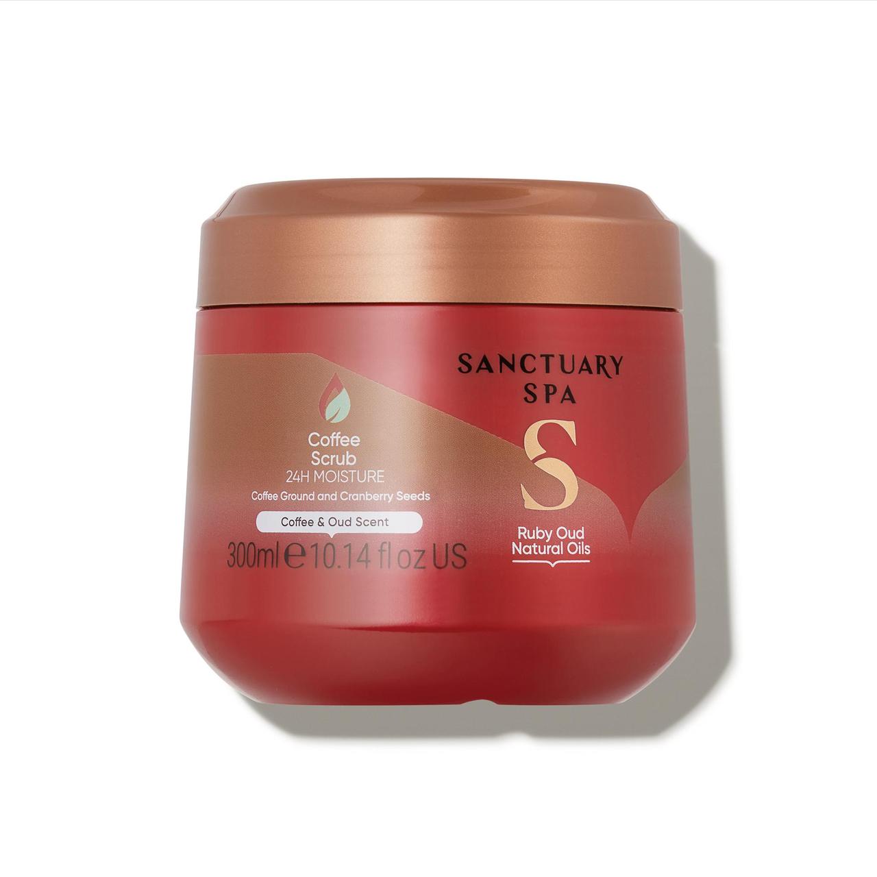 Sanctuary Spa Ruby Oud Natural Oils Coffee Scrub