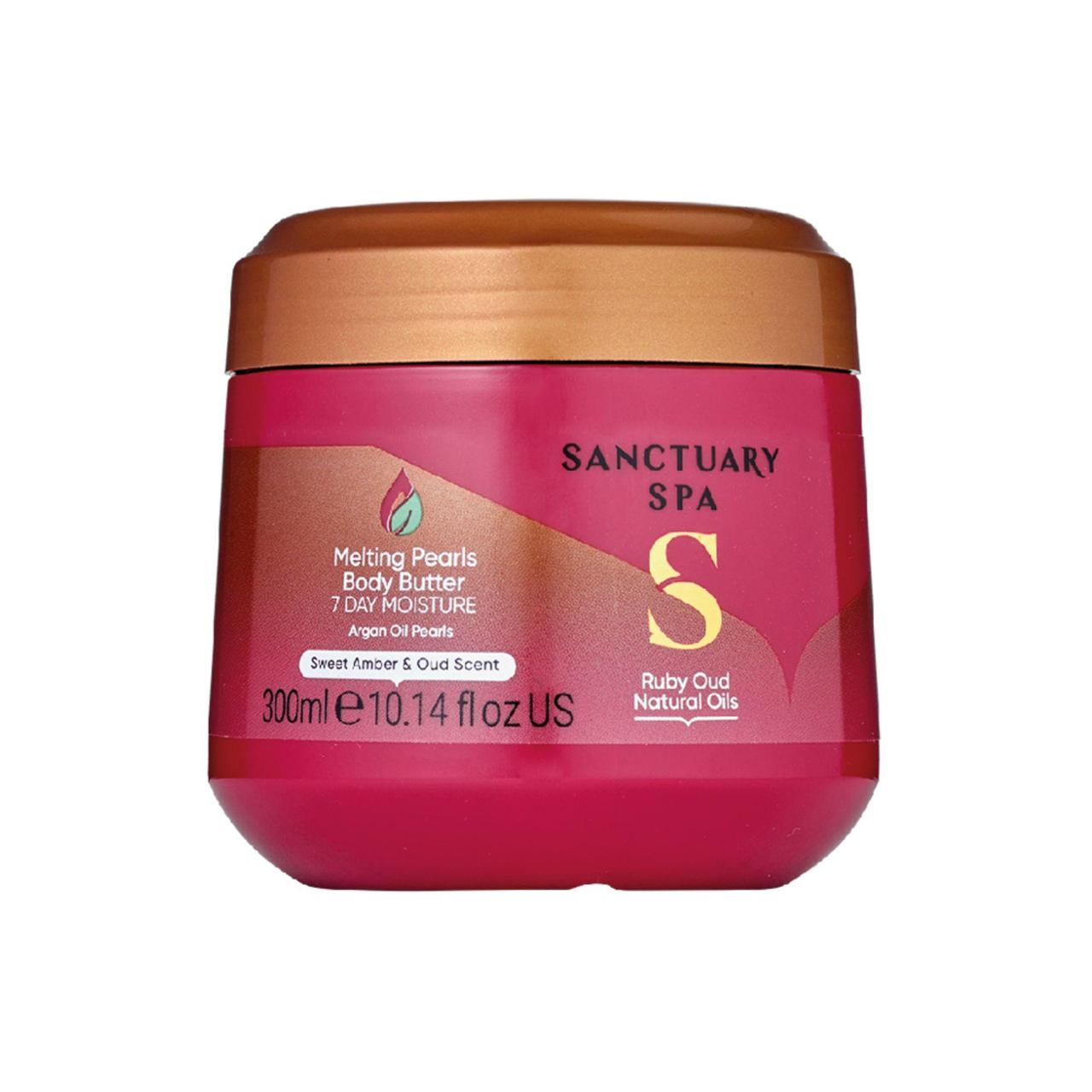 Sanctuary Spa Ruby Oud Natural Oils Melting Pearls Body Butter