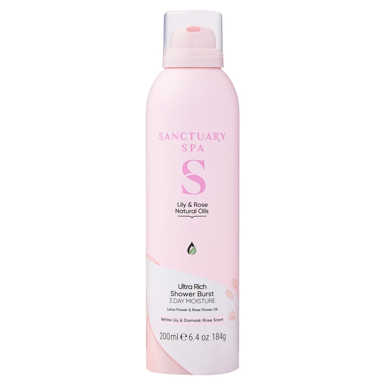 Sanctuary Spa Lily and Rose Natural Oils Shower Burst