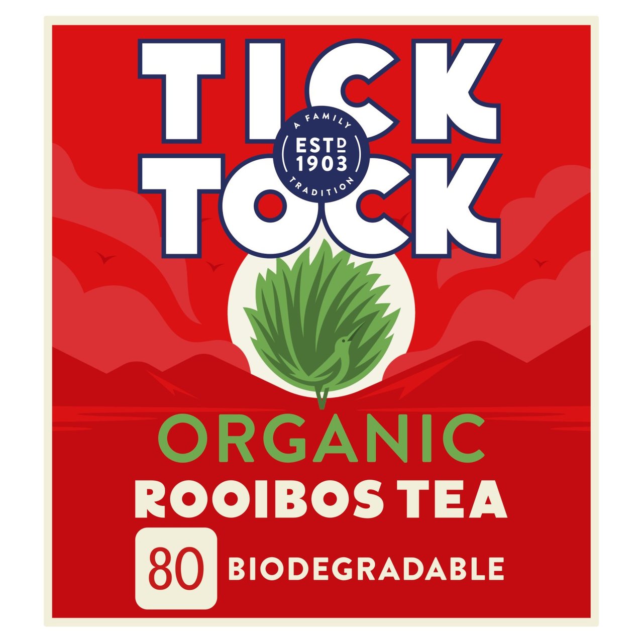 Tick Tock Organic Rooibos Tea Bags