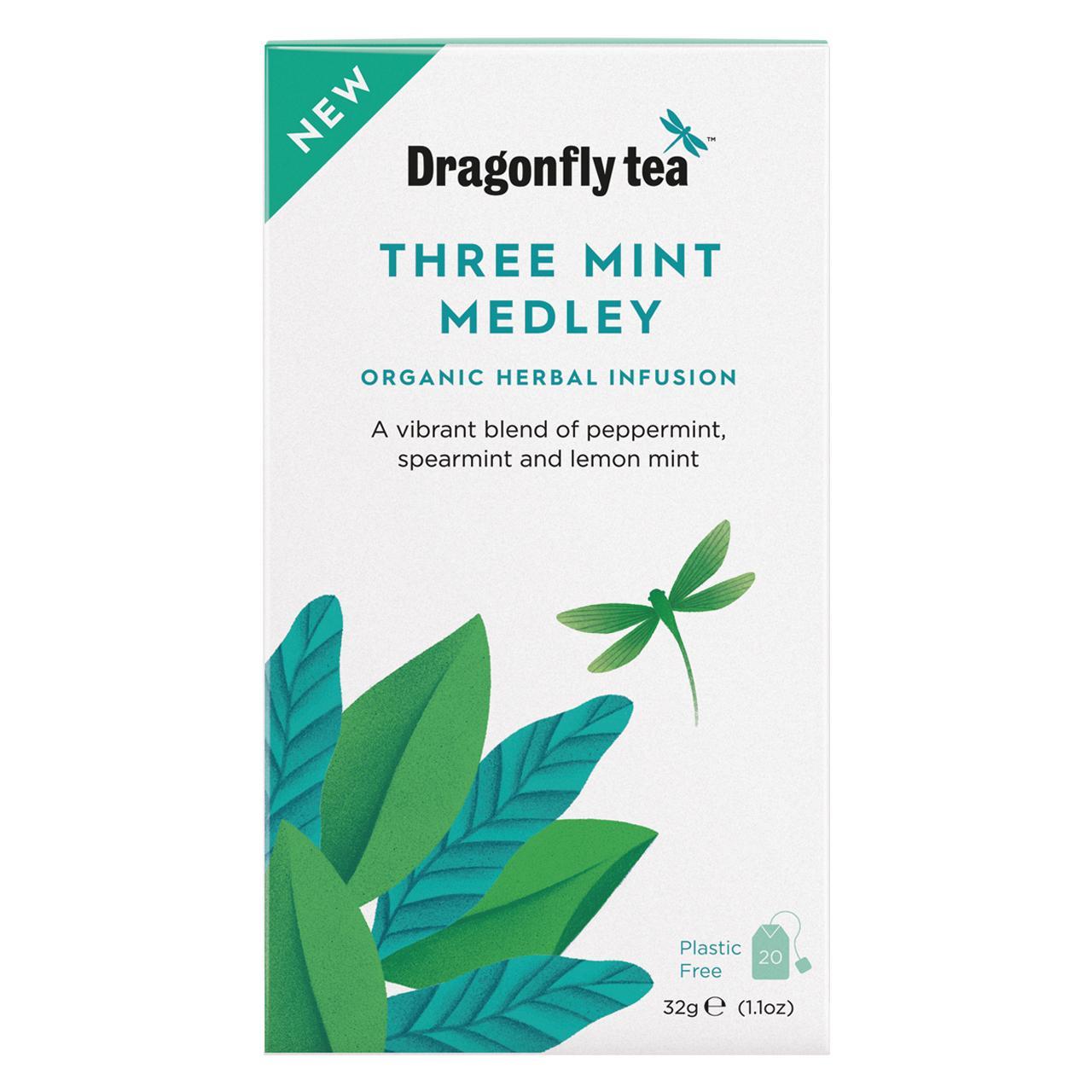 Dragonfly Organic Three Mint Medley