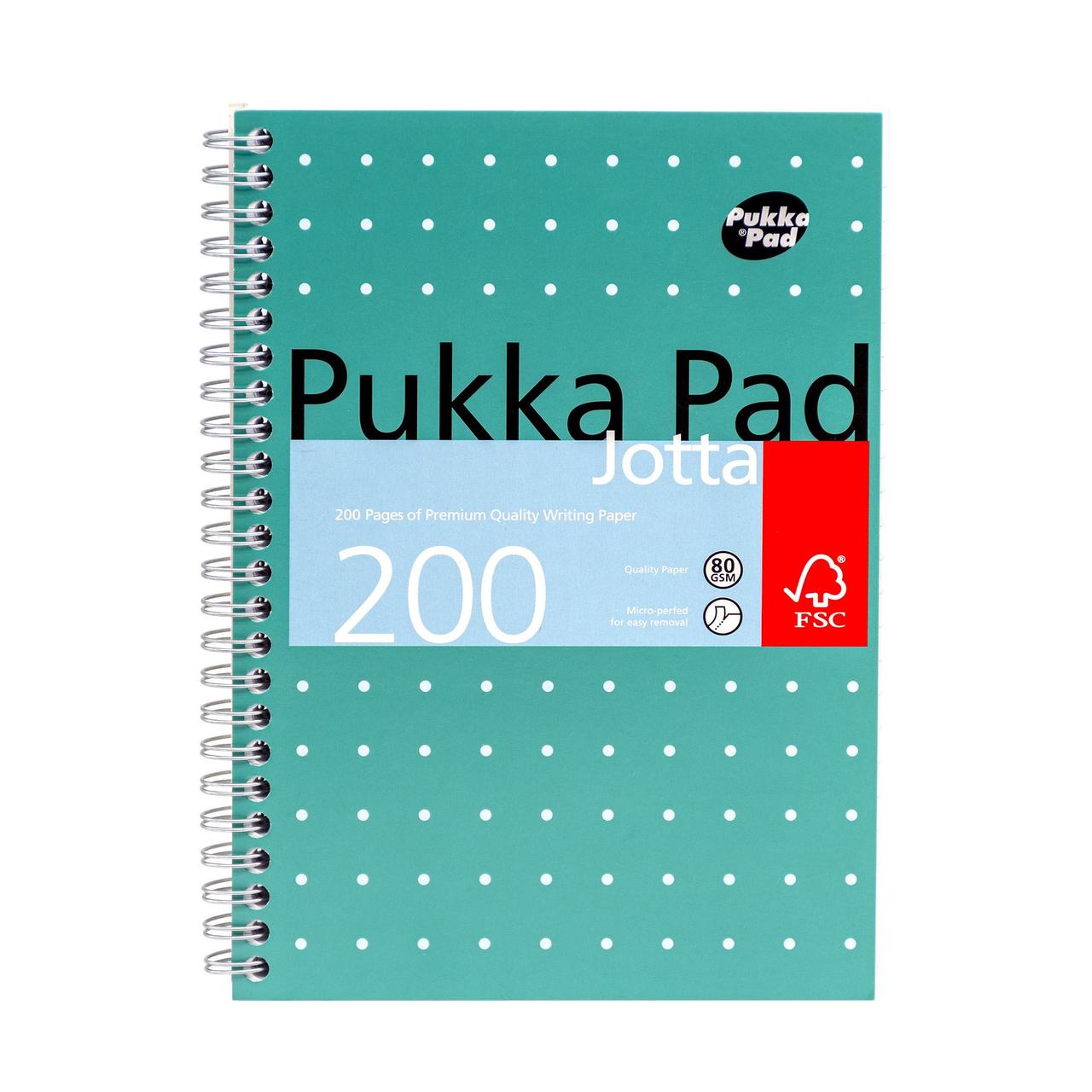 Pukka Pad A5 Metallic Green Jotta