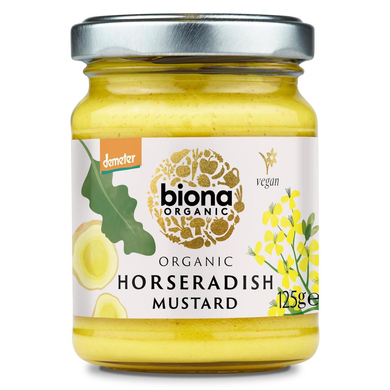 Biona Organic Horseradish Mustard