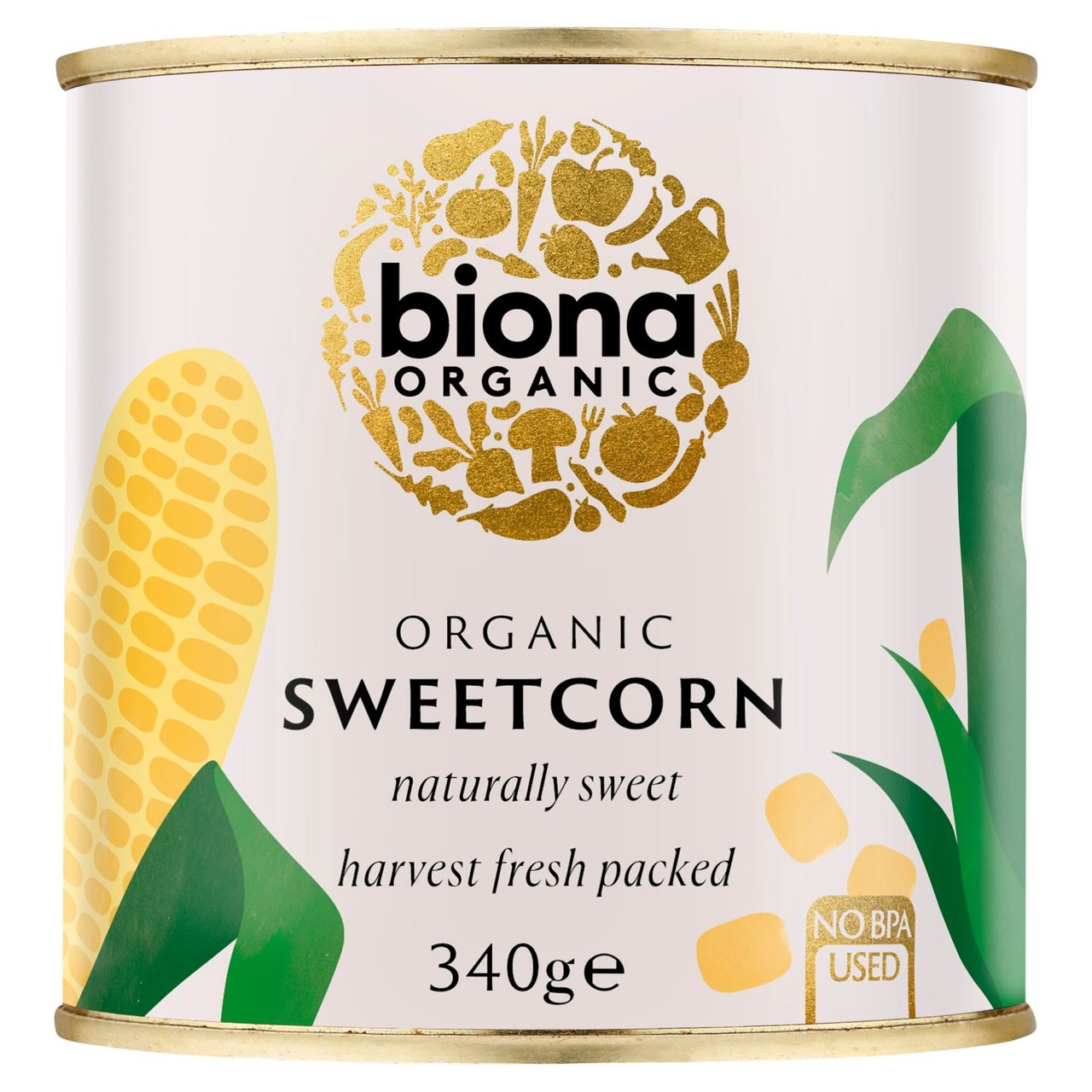 Biona Organic Sweetcorn (340g) 285g