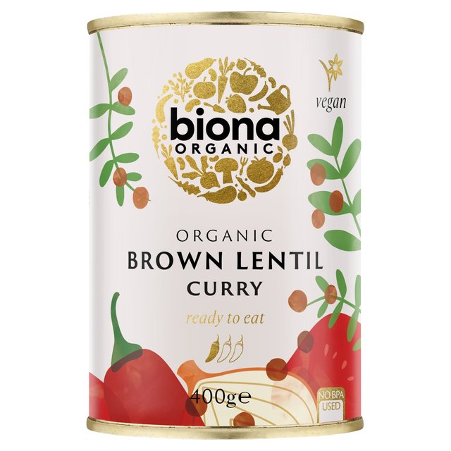 Biona Brown Lentil Curry Organic (400g) 400g