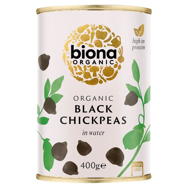 Biona Organic Black Chick Peas (400g) 240g