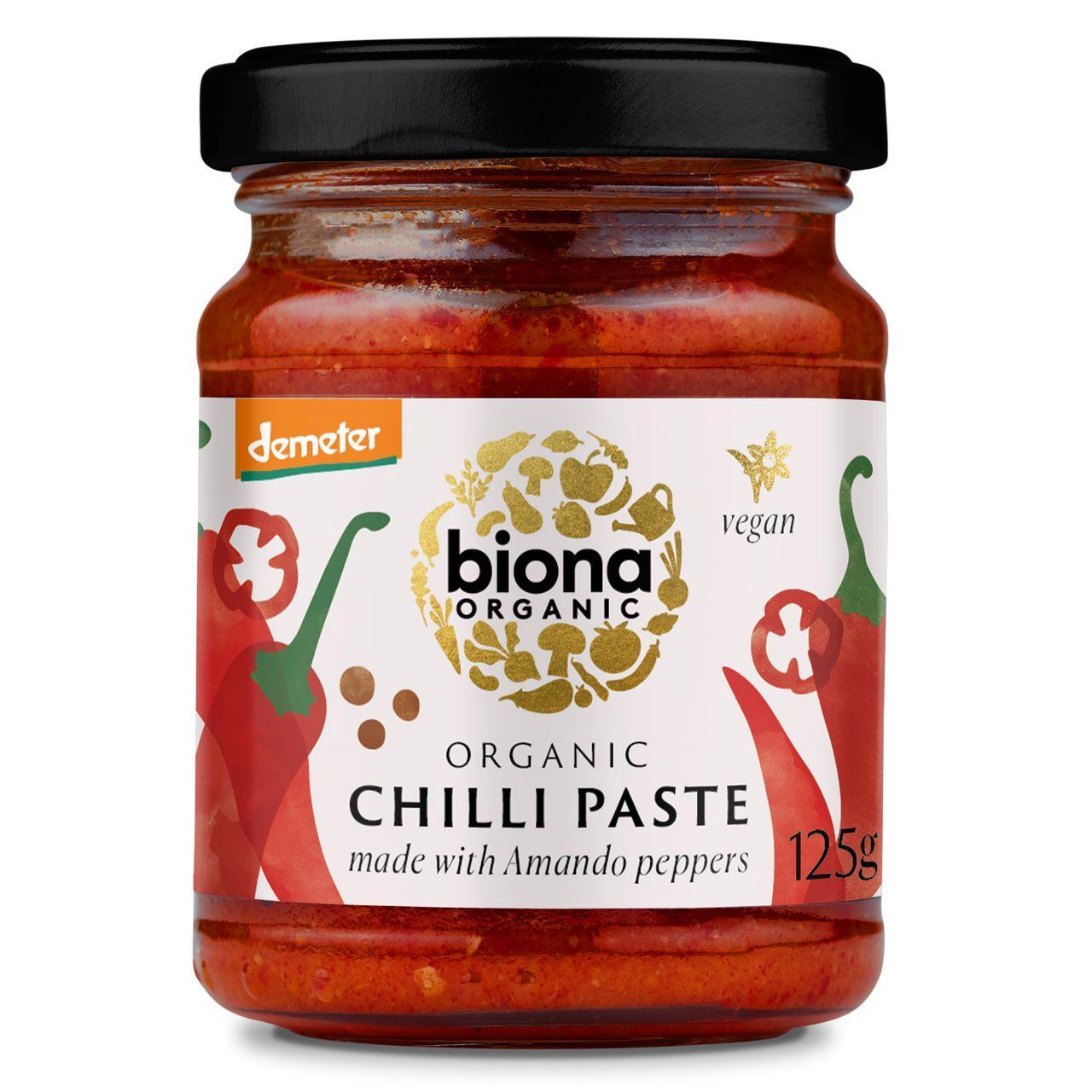 Biona Organic Hot Chilli Paste Demeter