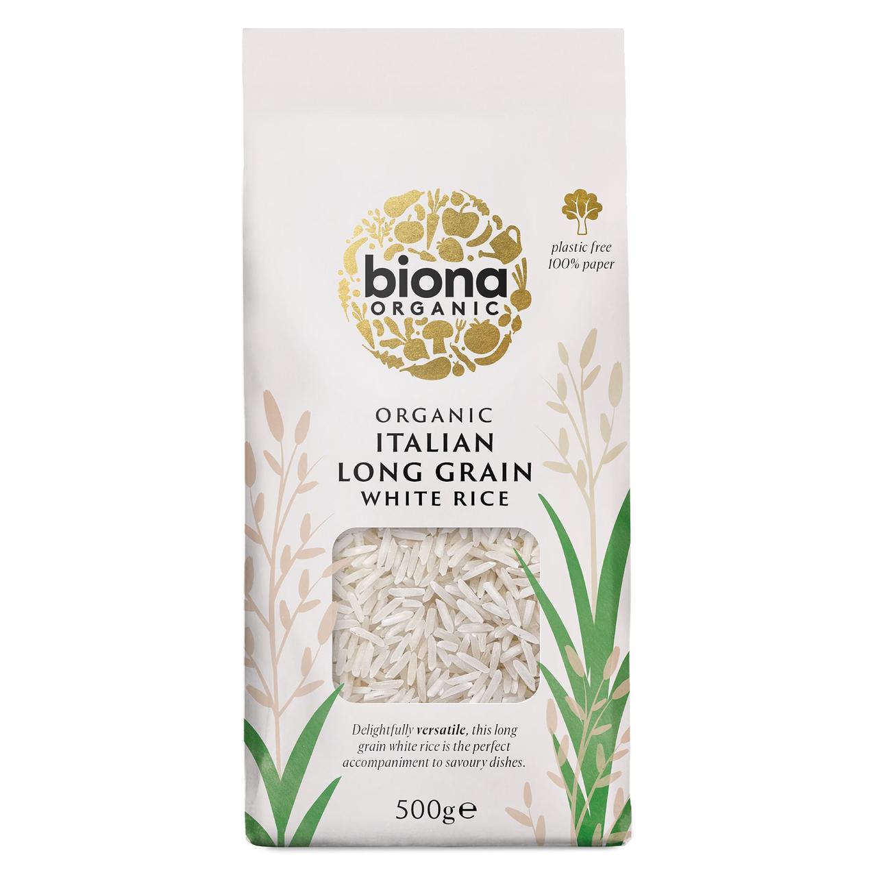 Biona Organic Long Grain Italian White Rice