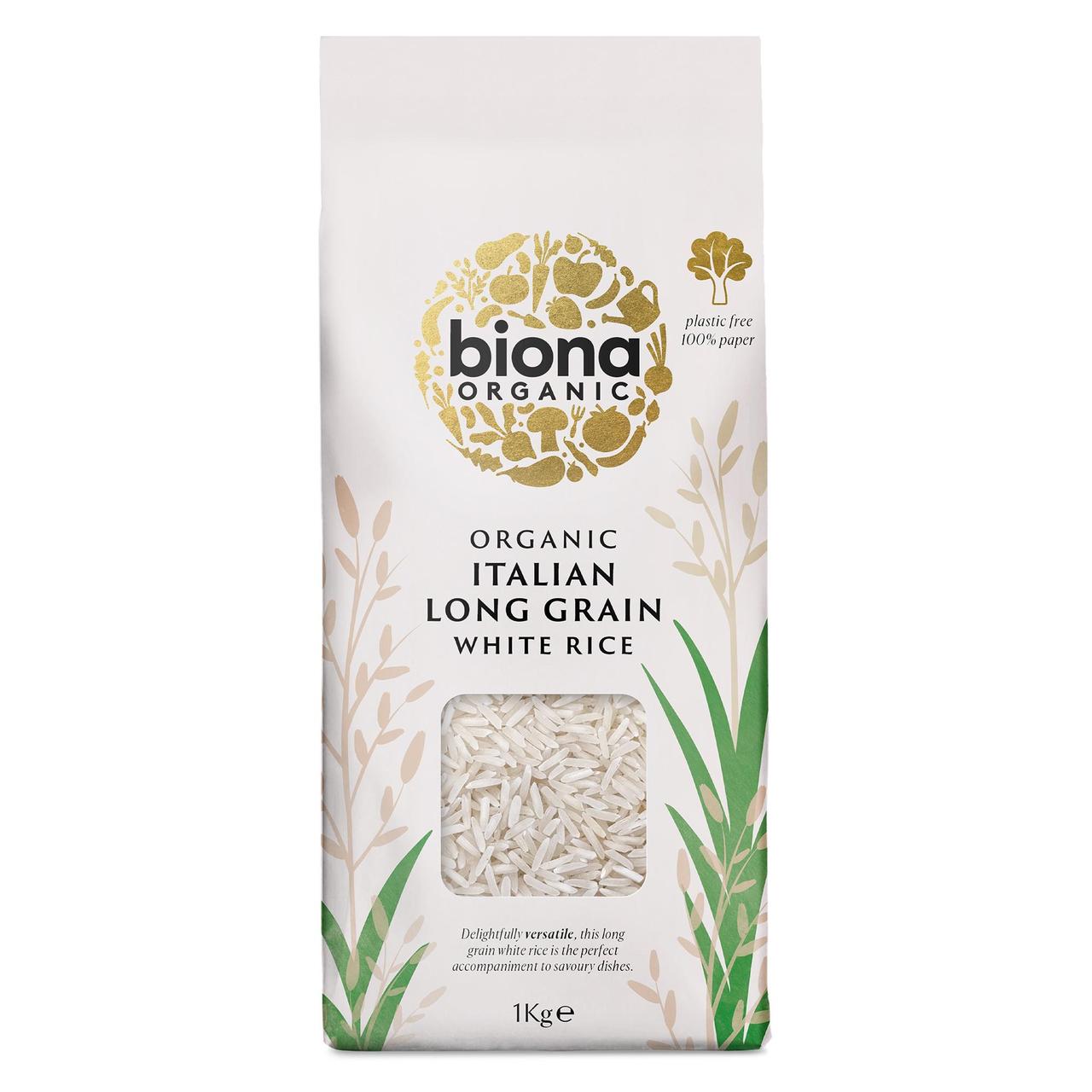 Biona Organic Long Grain Italian White Rice