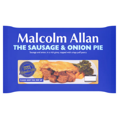 Malcolm Allan The Sausage & Onion Pie 700g