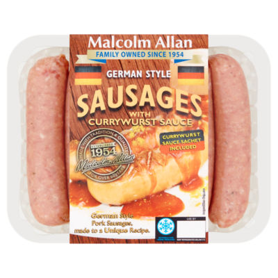 Malcolm Allan German Style Sausages with Currywurst Sauce