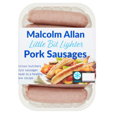 Malcolm Allan Little Bit Lighter Pork Sausages