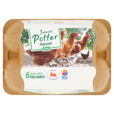 James Potter Yorkshire Very Large Free Range Eggs