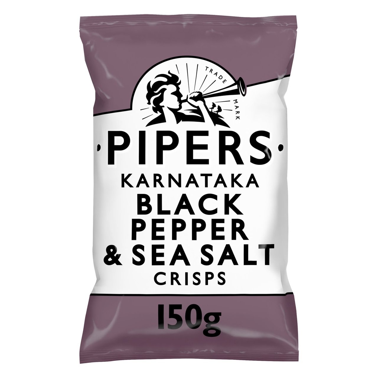 Pipers Karnataka Black Pepper & Sea Salt Sharing Bag Crisps