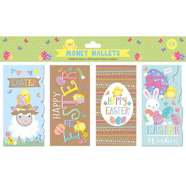 Cute Money Wallet Card, Pack of 4 