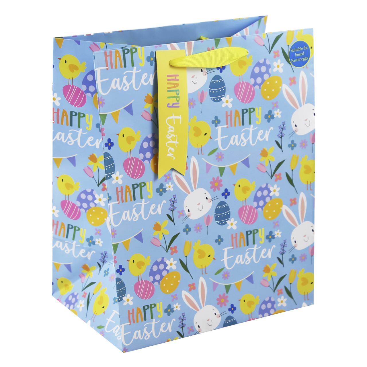 Cute Characters Easter Large Gift Bag