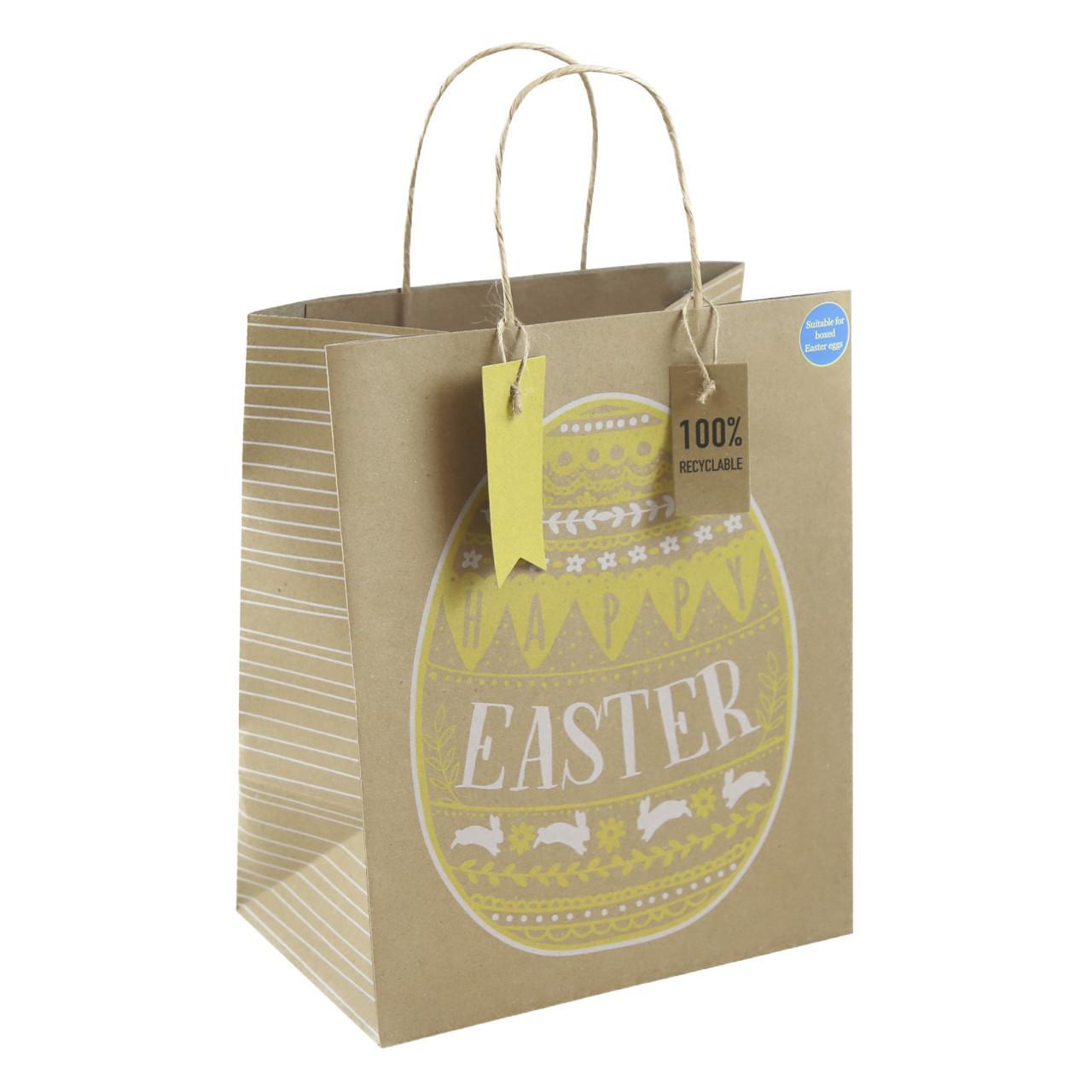 Easter Kraft Large Gift Bag 