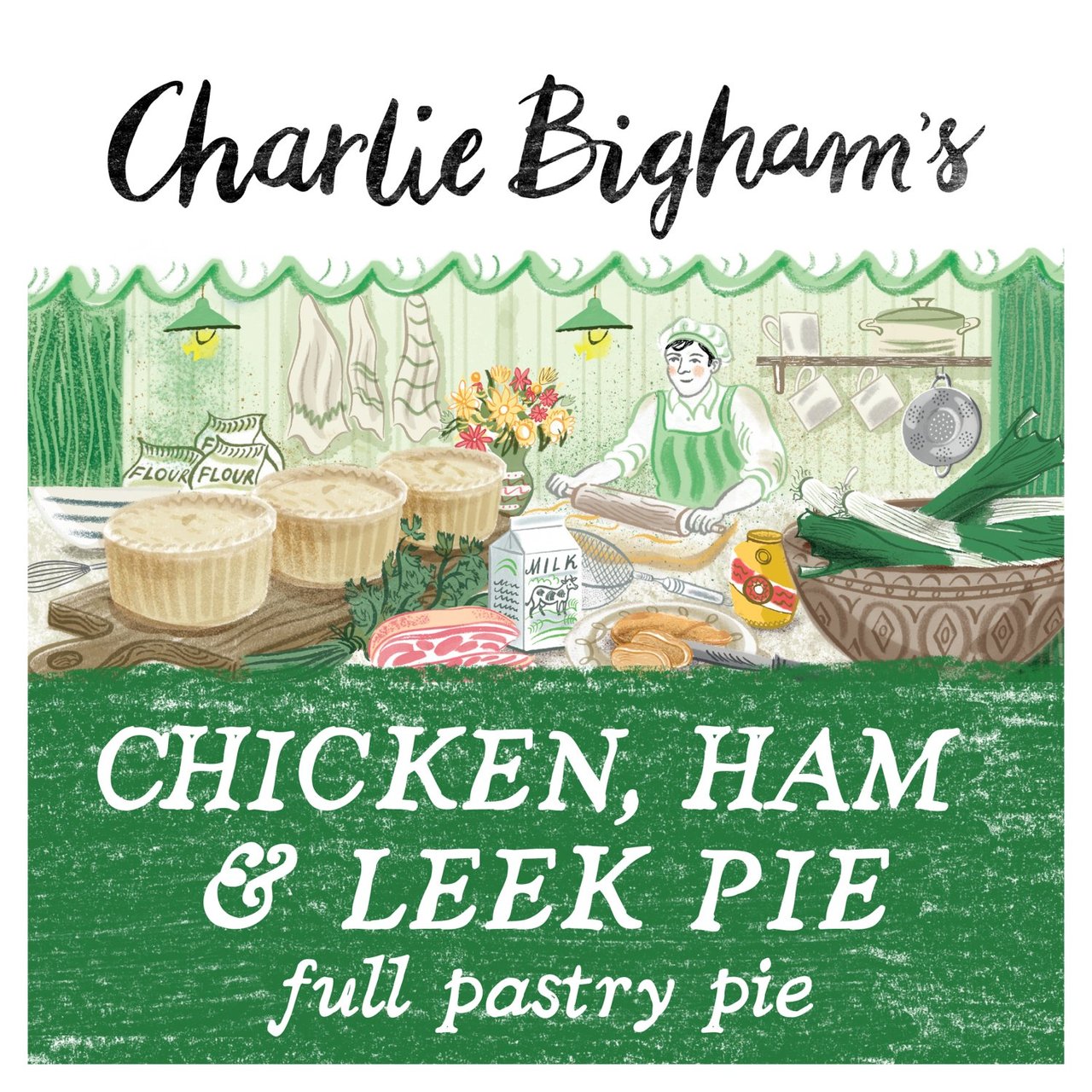 Charlie Bigham's Chicken and Ham Pastry Pie 