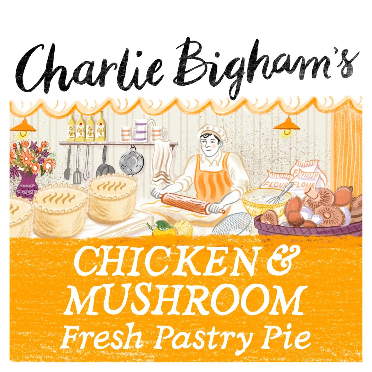 Charlie Bigham's Chicken & Mushroom Full Pastry Pie