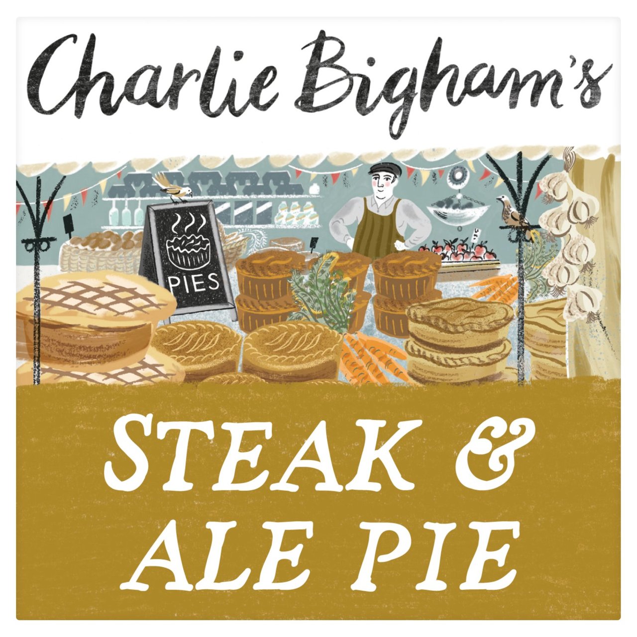 Charlie Bigham's Steak & Ale Ceramic Pie For 1