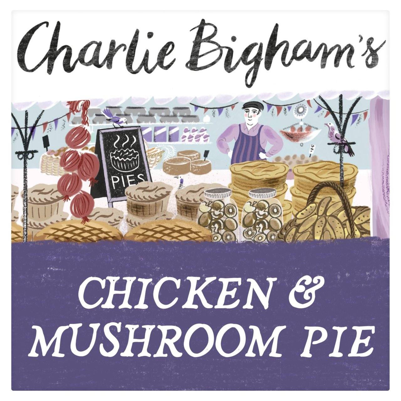 Charlie Bigham's Chicken & Mushroom Ceramic Pie For 1