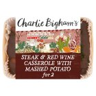 Charlie Bigham's Steak & Red Wine Casserole with Mashed Potato 800g