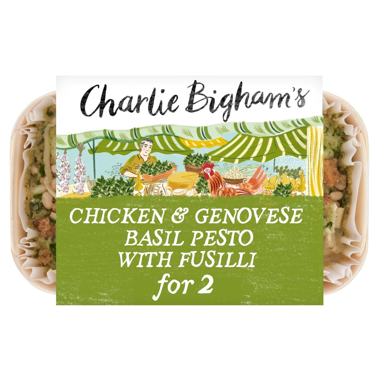 Charlie Bigham's Chicken & Genovese Basil Pesto with Fusilli