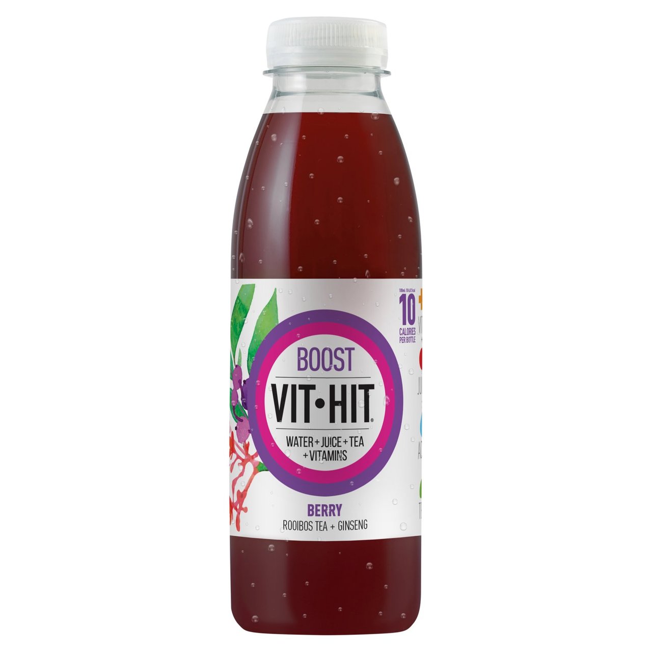 Vit Hit Boost Berry Ginseng + Rooibos Tea 500ml