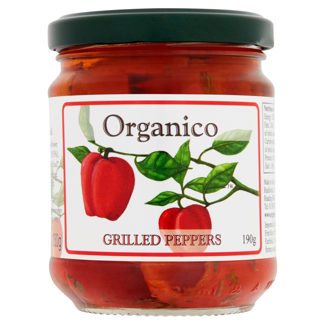 Organico Grilled peppers in oil