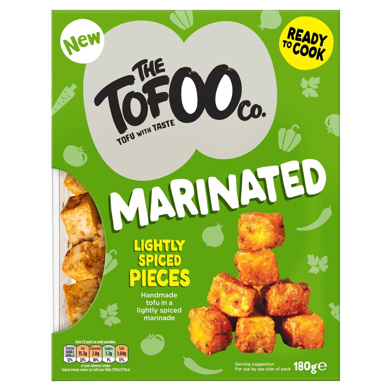 The Tofoo Co Marinated Lightly Spiced Pieces