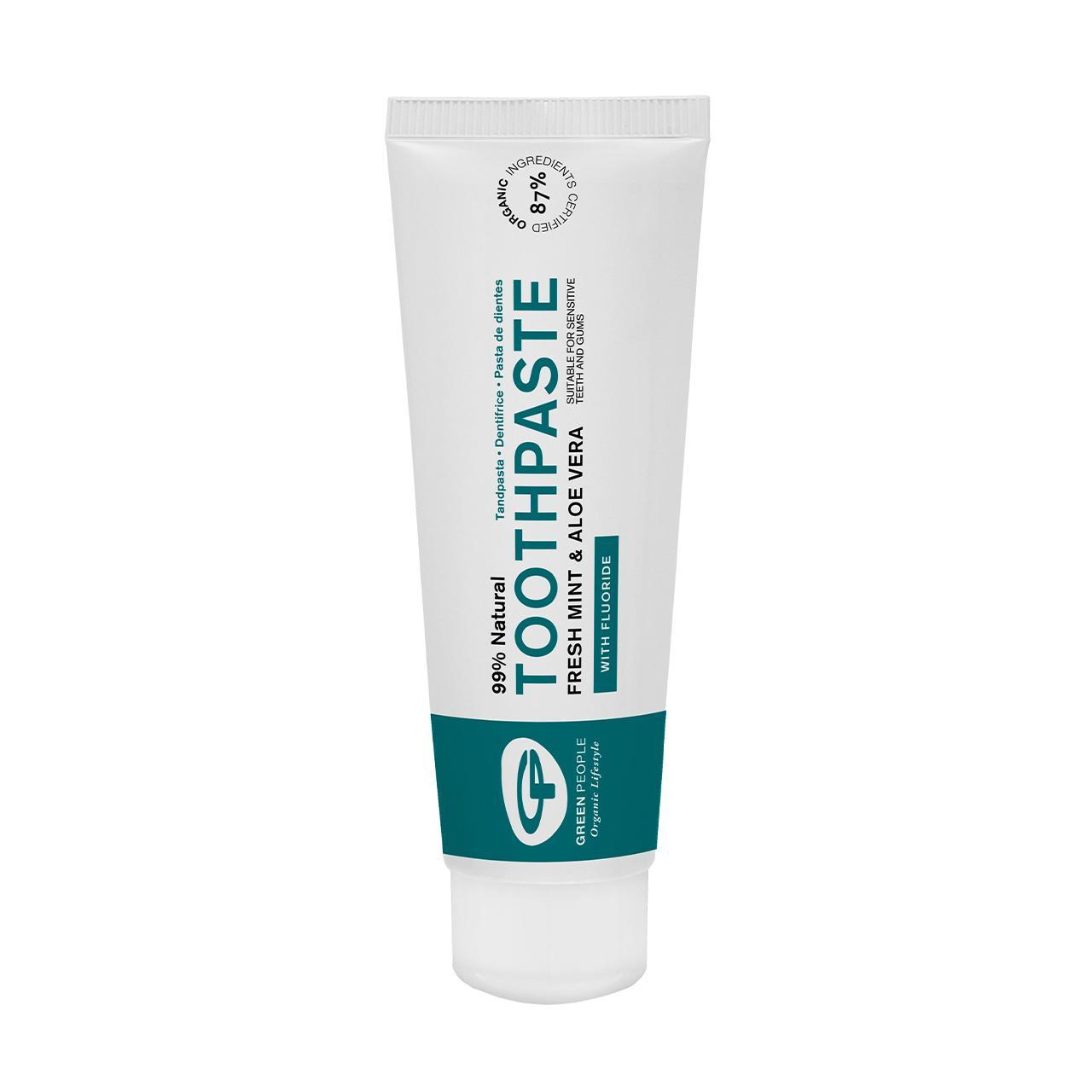 Green People Fresh Mint & Aloe Vera Fluoride Toothpaste