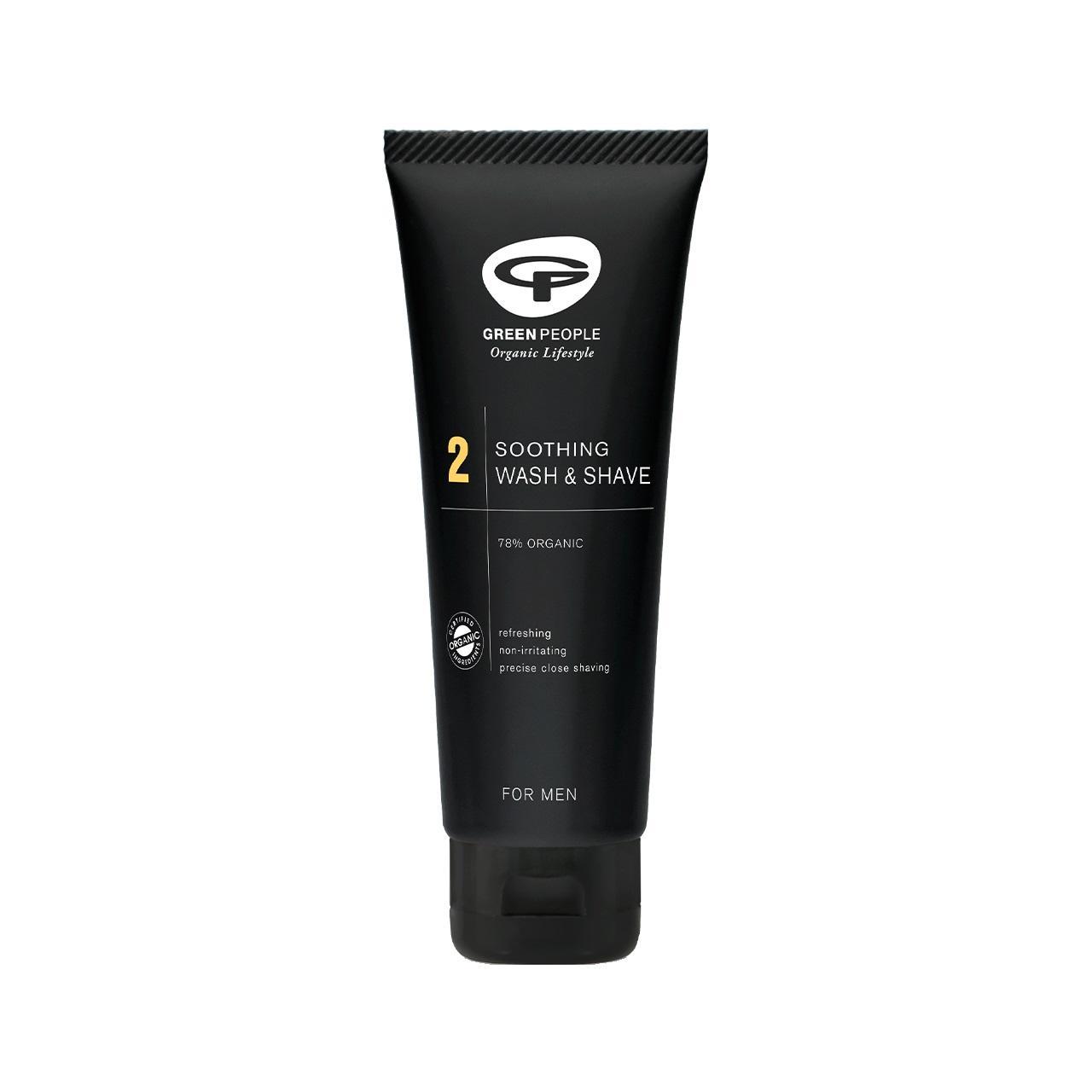 Green People Soothing Wash and Shave Gel Mens