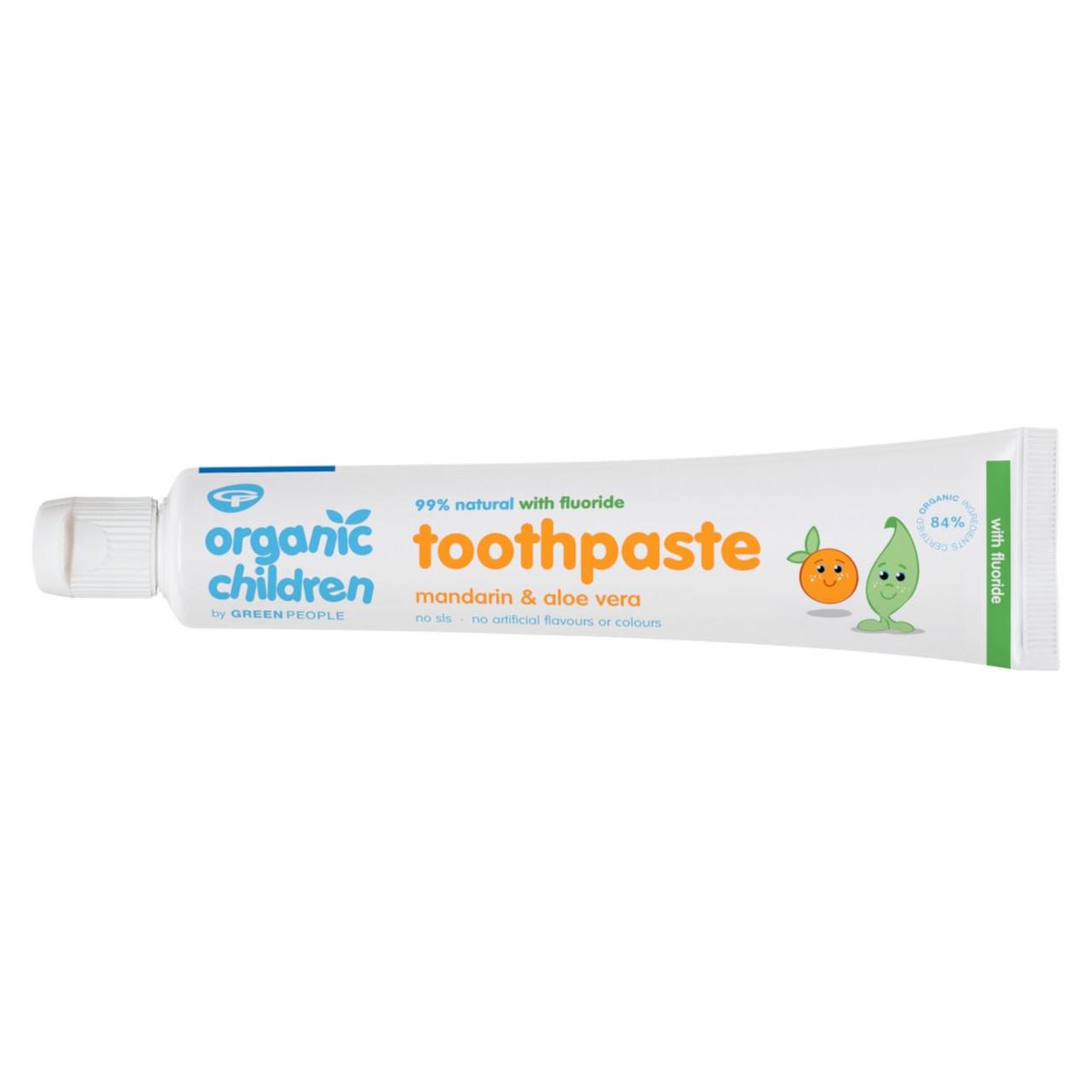 Organic Children Mandarin & Aloe Vera Fluoride Toothpaste