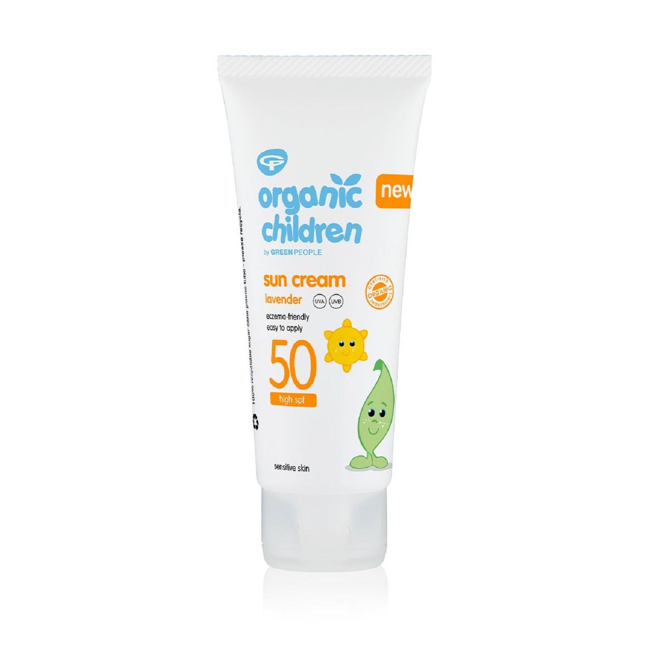 Organic Children Sun Cream SPF50 Lavender