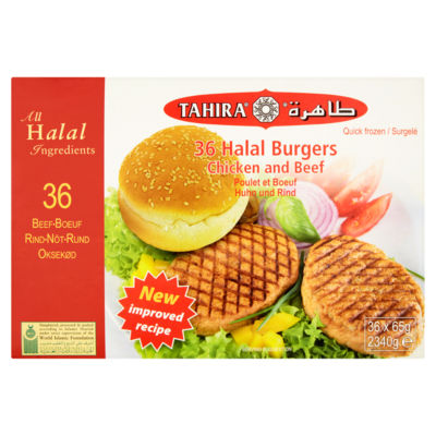 Tahira Halal Chicken & Beef Burgers