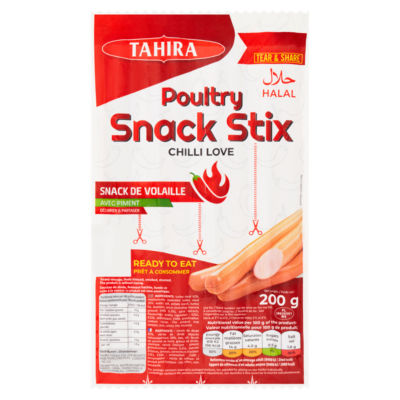 Tahira Poultry Snack Stix Chilli Love 200g