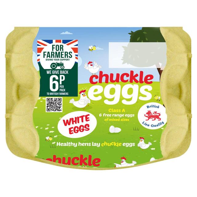 Chuckle Eggs 6 Mixed Weight Free Range Eggs 