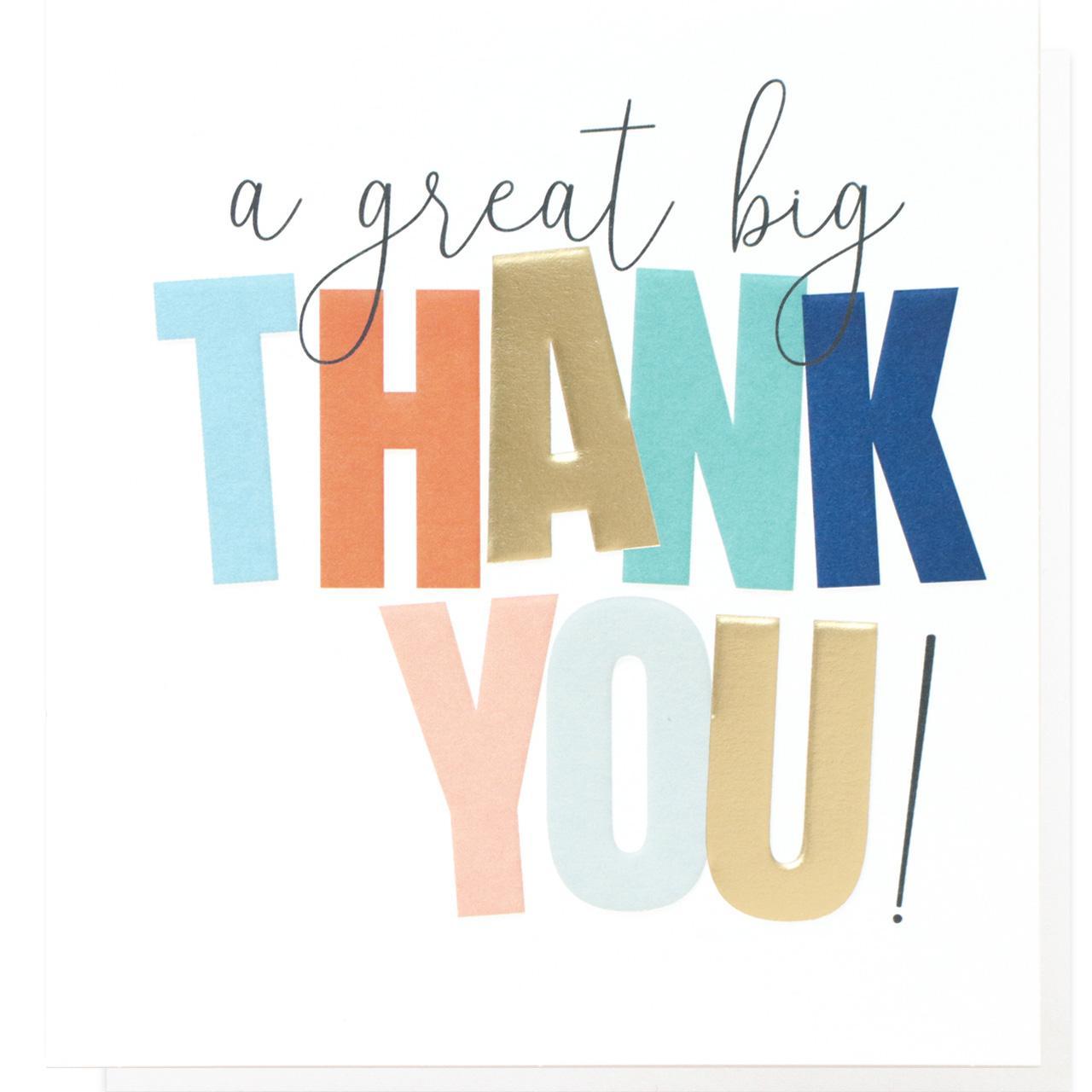 Caroline Gardner Great Big Thank You Card