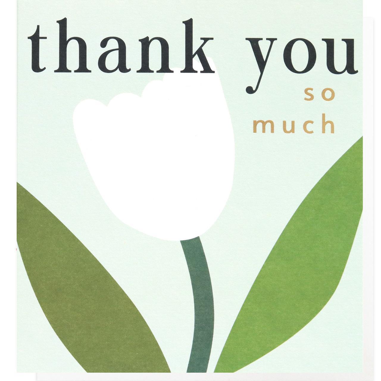 Caroline Gardner Tulip Thank You Card