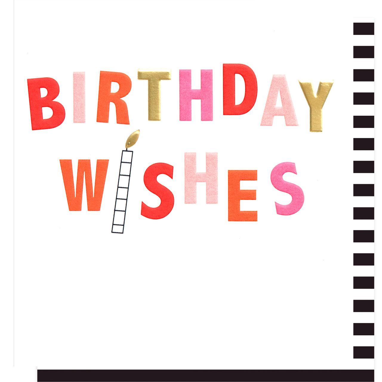 Caroline Gardner Candle Birthday Card