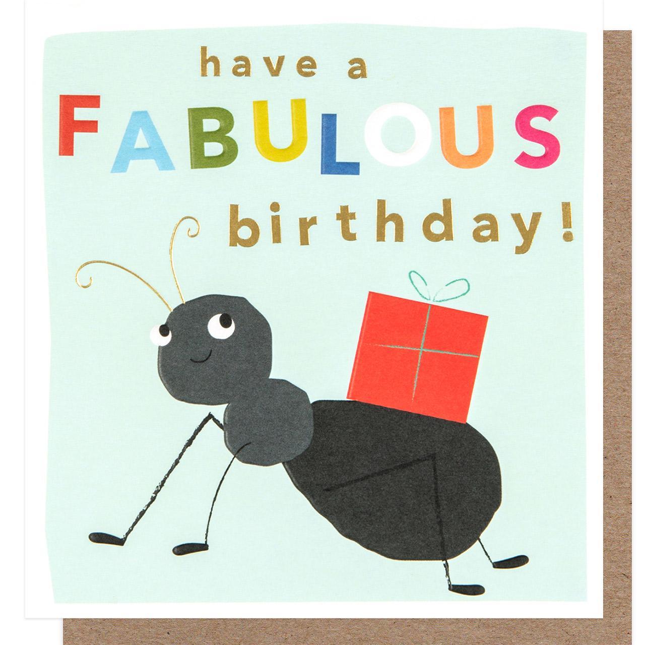 Have A Fabulous Birthday Card