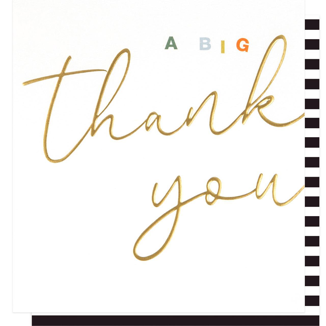 Caroline Gardner Big Thank You Card