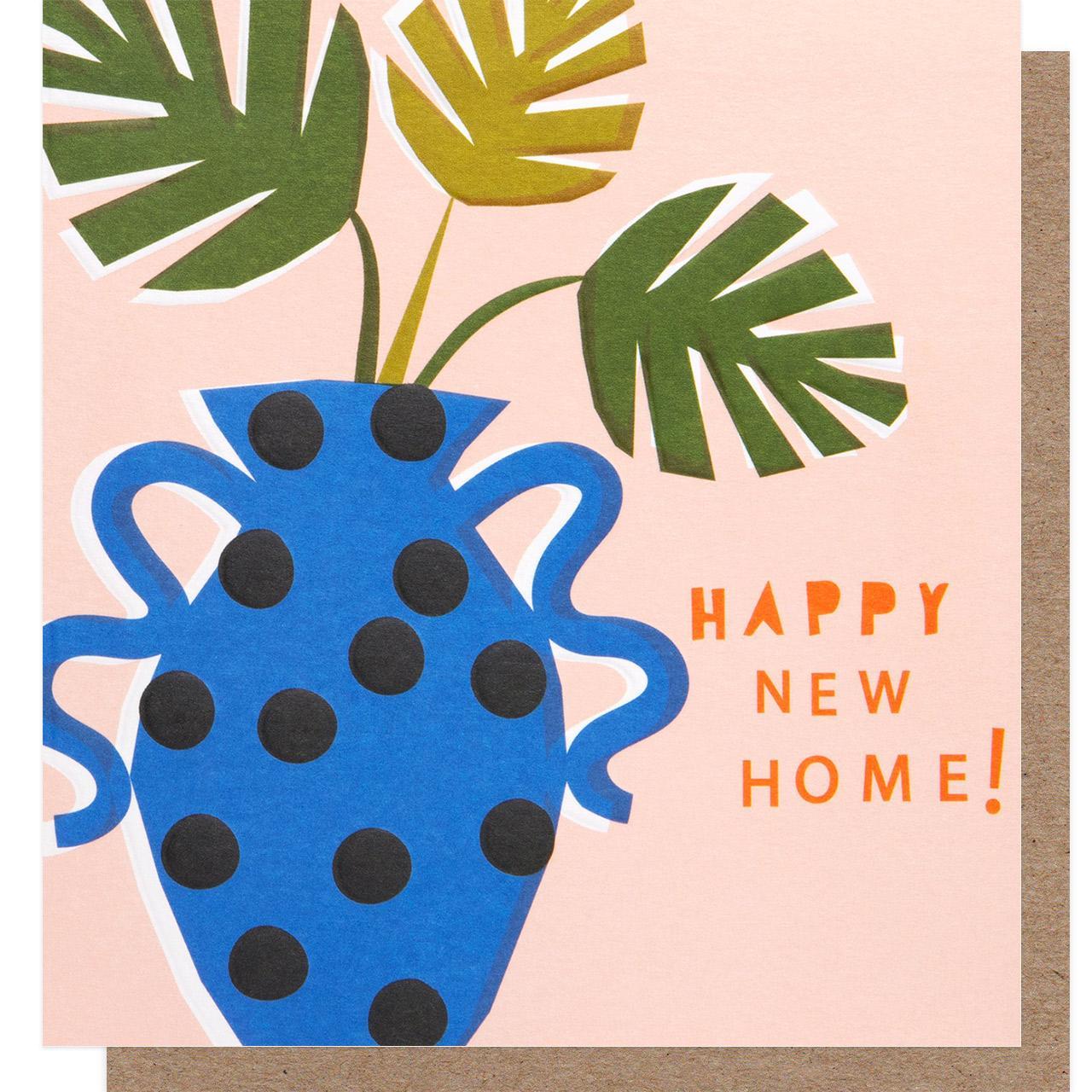 Vase Happy New Home Card