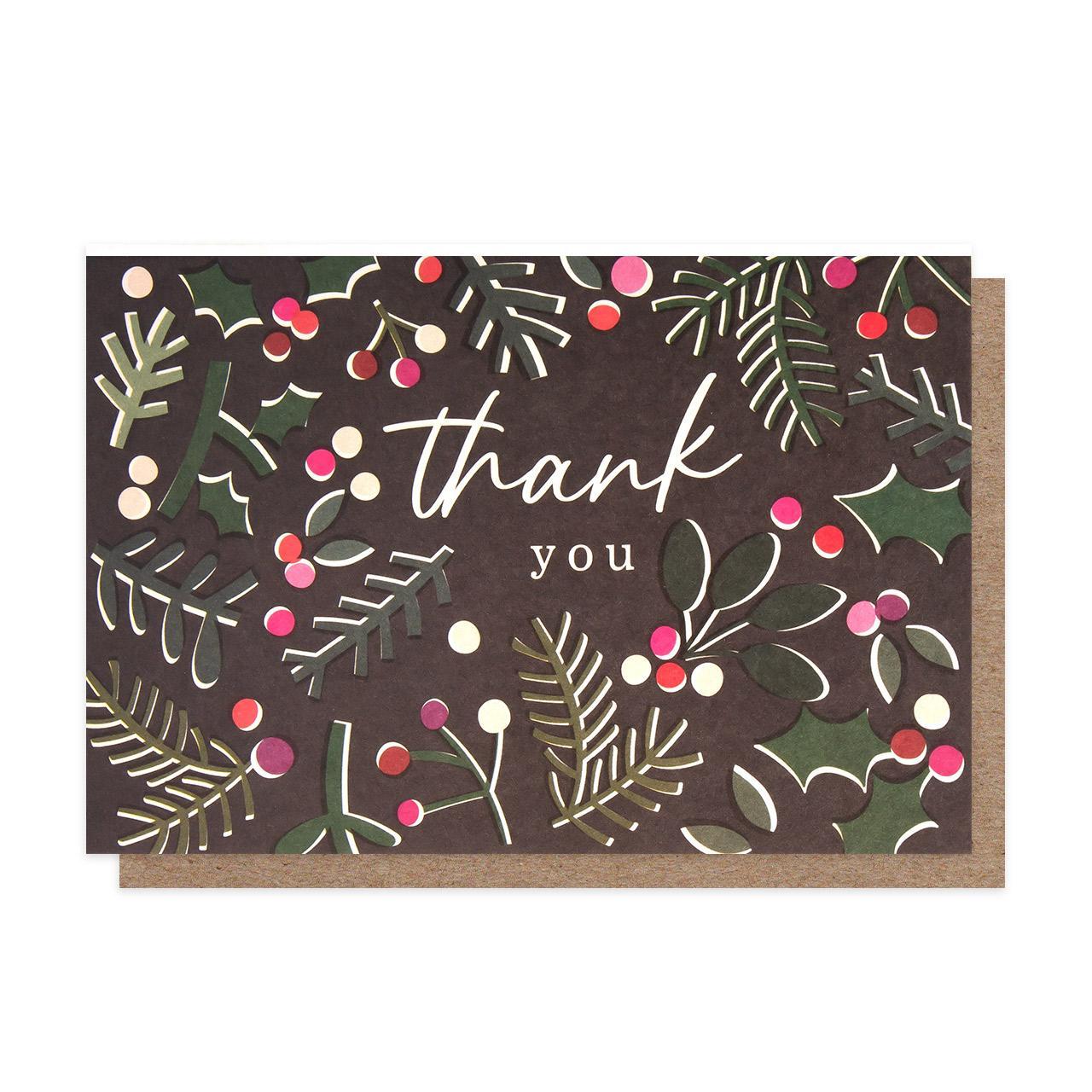 Caroline Gardner Christmas Thank You Card Pack