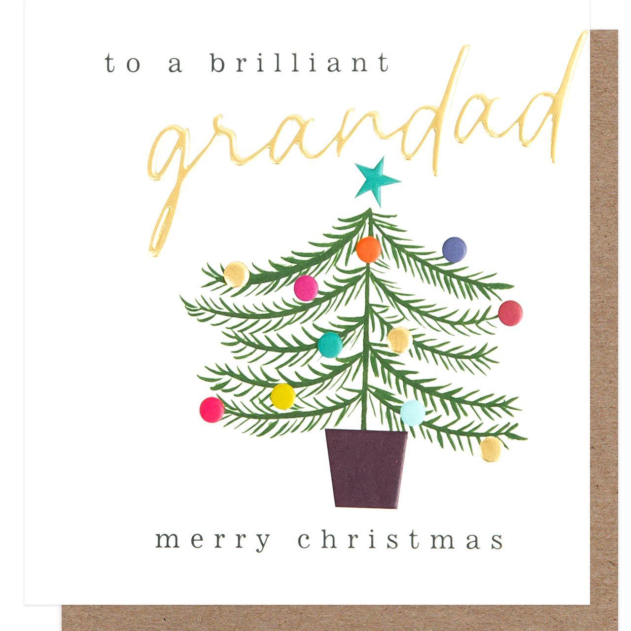 Caroline Gardner Brilliant Grandad Christmas Card